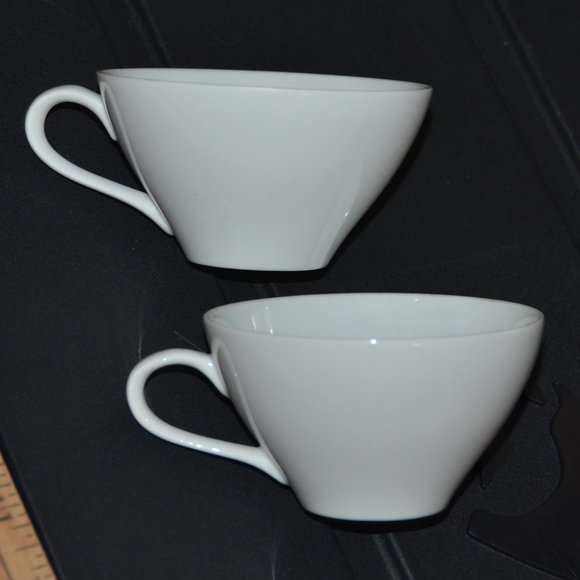 Vintage Other - New set of 2 vintage Japanese tea cups solid white teacup from Japan bon…